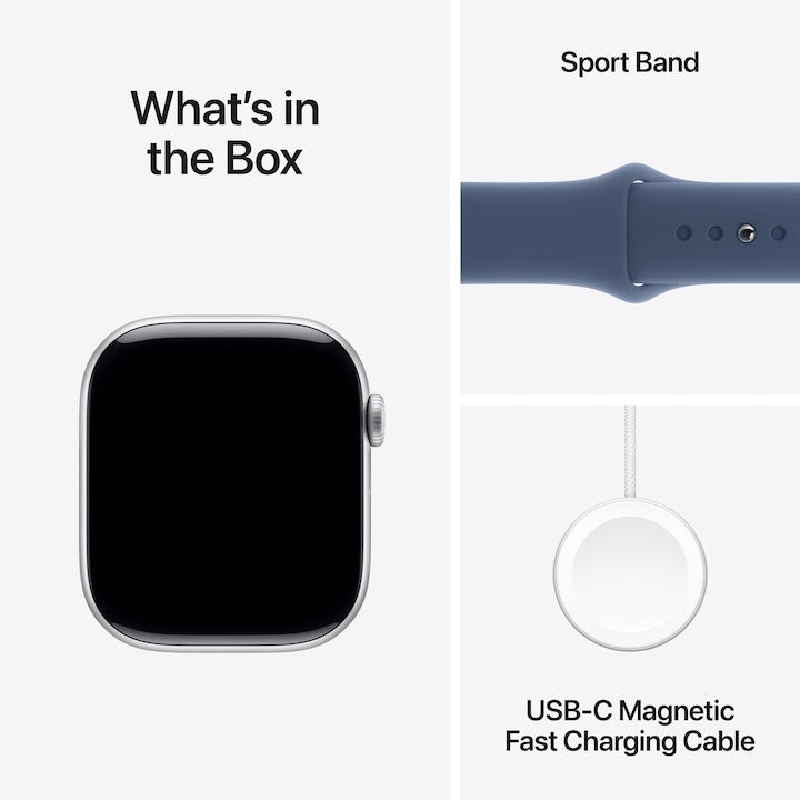 Apple Watch Series 10 GPS, Carcasa Silver Aluminium