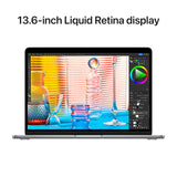 Laptop Apple MacBook Air 13-inch, cu procesor Apple M2, 8 nuclee CPU si 8 nuclee GPU, 8 GB, 256GB, Space Grey, Layout INT