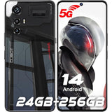 Telefon mobil Cubot MAX 5, 5G, 6.95" FHD+ 144Hz, 24GB RAM (12GB + 12GB extensibil), 256GB ROM, Android 14, MediaTek Dimensity 8200, 100MP + 32MP, NFC, OTG, 5100mAh, Dual SIM