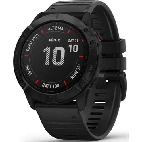 Ceas Smart second hand - Garmin Fenix 6X Pro, 51 mm, HR, GPS, Black