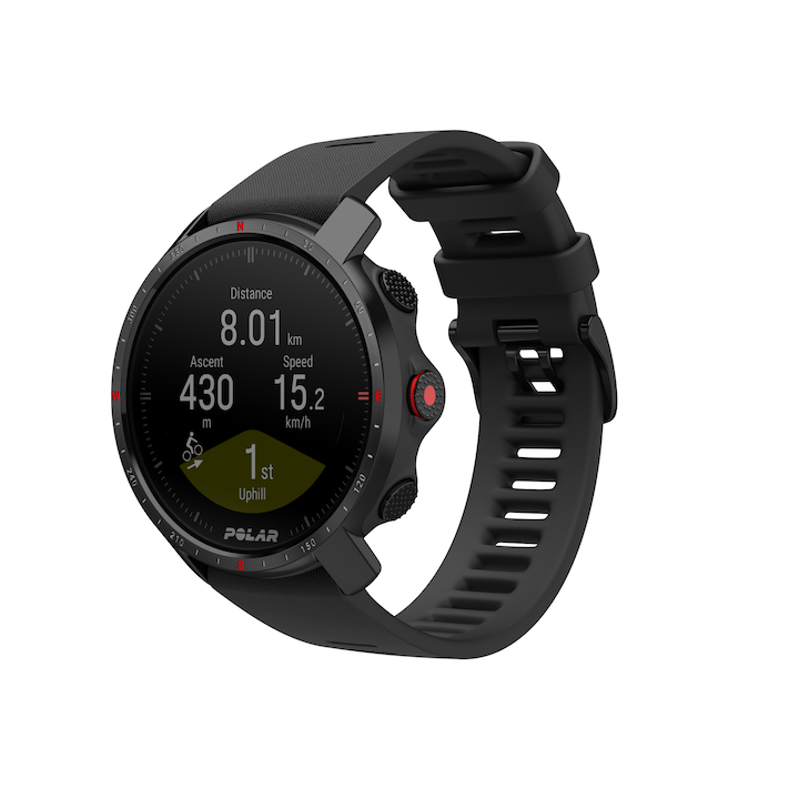 Ceas multisport / smartwatch Polar Grit X PRO, Black, M/L