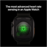 Smartwatch Apple Watch Ultra 4, GPS, Cellular, Carcasa Black Titanium 49mm, Translucent Black Ocean Band