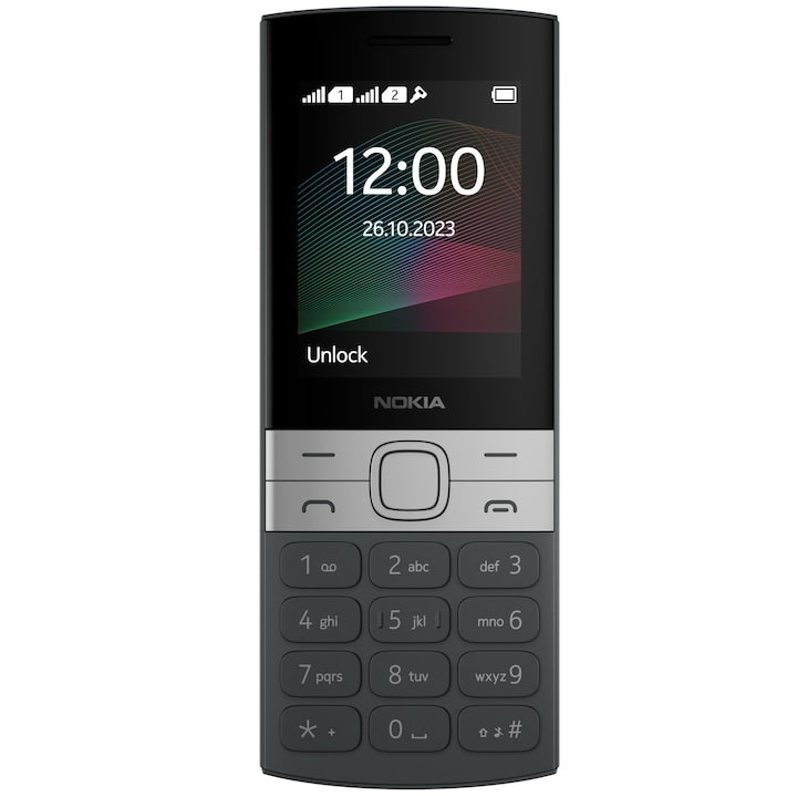 Telefon mobil Nokia 150 (2023), Dual SIM, Black