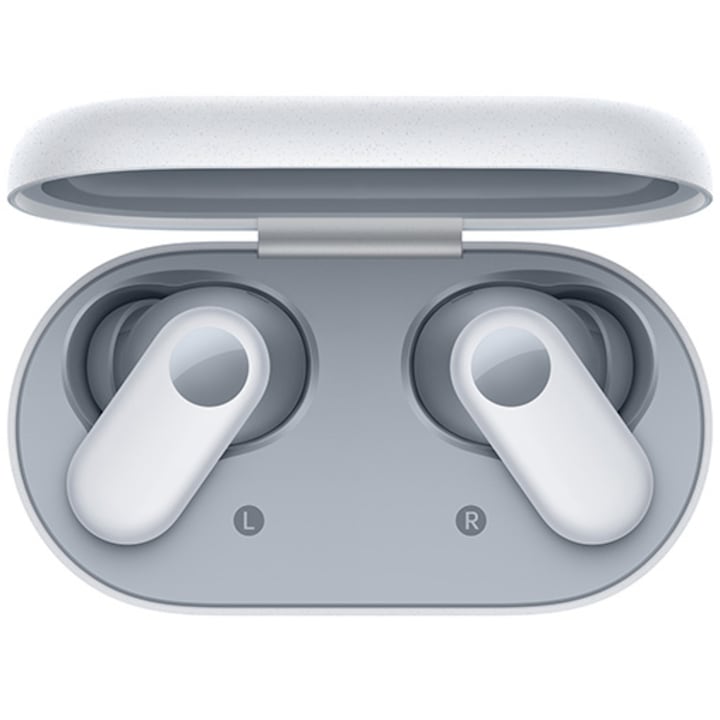 Casti In-Ear OPPO Enco Buds2 Pro, True Wireless, Bluetooth, Noise Cancelling, Microfon, Granite White