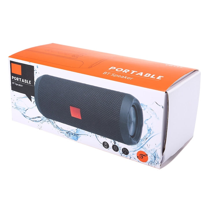 Boxa portabila T&G TG117, Stereo BT, cu microfon, apeluri hands-free, slot card TF, AUX IN, radio FM, Negru