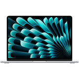 Laptop Apple MacBook Air 13", cu procesor Apple M4, 10 nuclee CPU si 8 nuclee GPU, 16GB RAM, 256GB, Silver, Tastatura DE