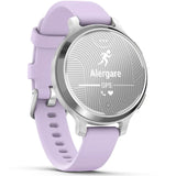 Smartwatch Garmin Lily 2 Active, 38mm, GPS, curea silicon, Silver/Purple Jasmine