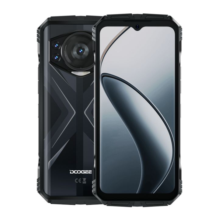 Telefon mobil Doogee S118, 4G, 6.58” FHD+ 120Hz IPS, 20GB RAM (8GB + 12GB extensibili), 512GB ROM, Android 14, Helio G99 Octa Core, 50MP+32MP, 10800mAh, DualSim