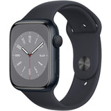 Second Hand - Apple Watch 8, GPS, Carcasa Midnight Aluminium 45mm, Midnight Sport Band - Starea bateriei 100%