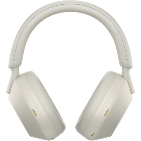Casti Over the Ear Sony WH-1000XM5S, Wireless, Bluetooth, Noise cancelling, Autonomie baterie 30 ore, Microfon, Alexa si Google Assistant, Platinum Silver