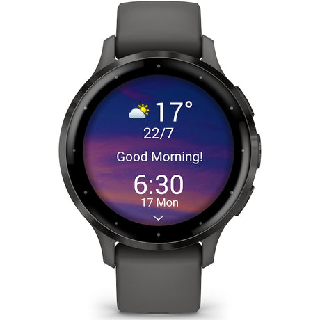 Smartwatch Garmin Venu 3S, GPS, Wi-Fi, curea silicon