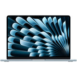 Laptop Apple MacBook Air 13", cu procesor Apple M4, 10 nuclee CPU si 10 nuclee GPU, 16GB RAM, 512GB, Sky Blue, Tastatura DE