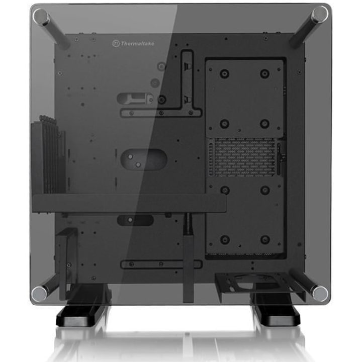 Carcasa Thermaltake Core P1 Tempered Glass, Mini Tower, fara sursa, mATX, Black