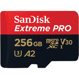 Card de memorie SanDisk Extreme microSDXC 256GB, pana la 200MB/s & 140MB/s Read/Write speeds + SD Adapter