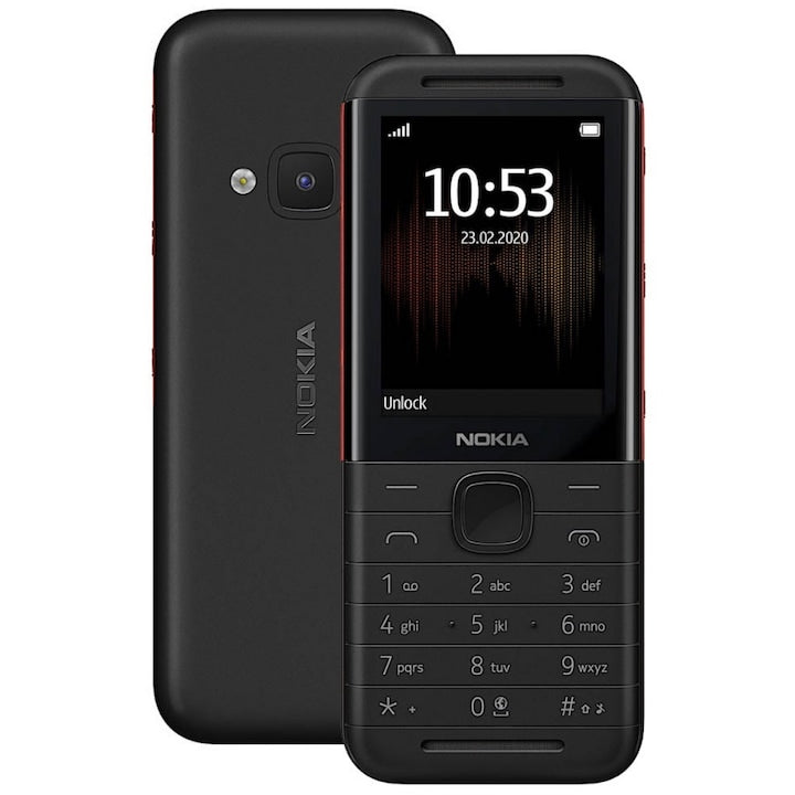Telefon mobil Nokia 5310 (2020), Dual SIM, Black/Red