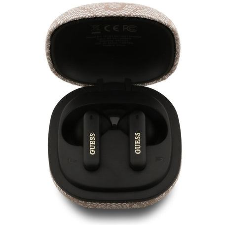 Casti wireless Guess 4G Classic Metal Logo TWS, Bluetooth 5.4, 250 mAh, USB-C