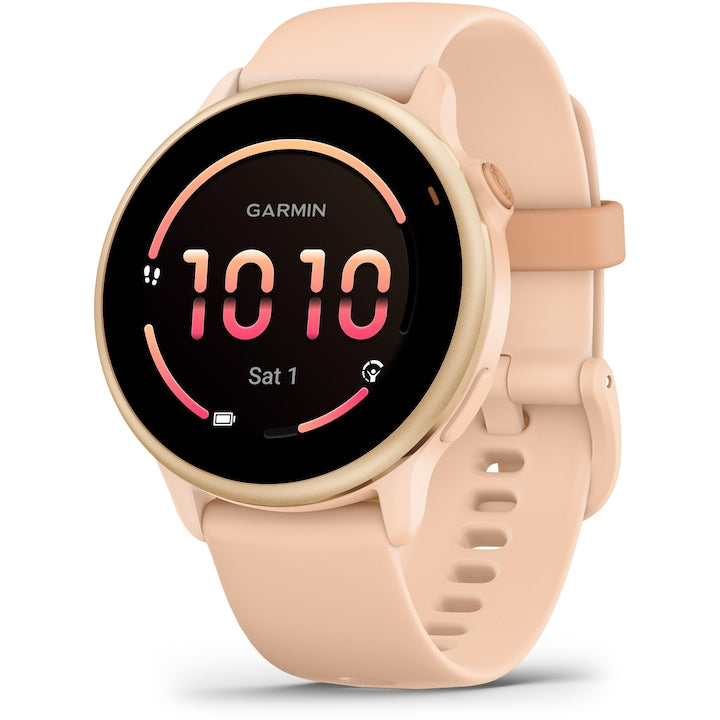 Smartwatch Garmin vivoactive 6, GPS, 42mm, curea silicon, Pink Dawn