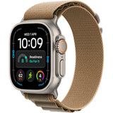 Smartwatch Apple Watch Ultra 4, GPS + Cellular, Carcasa Natural Titanium 49mm, Desert Alpine Loop