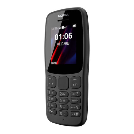 Nokia 106 (2018), Dual SIM, Negru