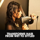 Placa de indreptat + uscator 2-in-1, perie cu aer cald ghd Duet Hair Style