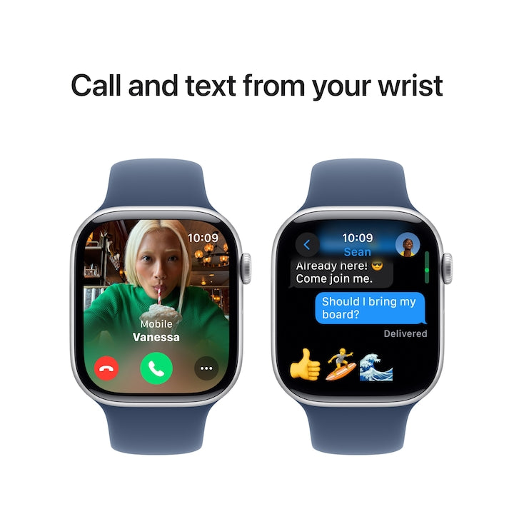Apple Watch Series 10 GPS, Carcasa Silver Aluminium