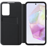 Husa de protectie Samsung Flip Smart View Wallet Case pentru Galaxy A35 5G, Graphite