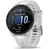 Ceas multisport / smartwatch Garmin Forerunner 165, curea Silicon, Mist Grey/Whitestone