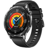 Smartwatch Huawei Watch GT 5, 46MM, Deep Tarnish Stainless Steel Case, Black Fluoroelastomer Strap