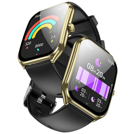 Ceas Smartwatch Hoco cu Functie Apelare, Ecran AMOLED 1.96 inch, Rezistent la apa IP67, Model Y28