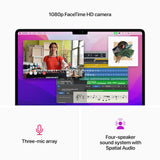 Laptop Apple MacBook Air 13-inch, cu procesor Apple M2, 8 nuclee CPU si 8 nuclee GPU, 8 GB, 256GB, Space Grey, Layout INT
