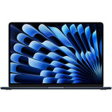 Laptop second hand Apple MacBook Air 15", cu procesor Apple M4, 10 nuclee CPU si 10 nuclee GPU, 16GB RAM, 256GB, Midnight