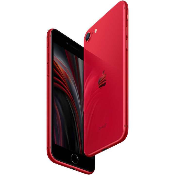 Telefon mobil second hand, Apple iPhone SE 2020, 64GB, Red - starea de sanatate a bateriei: 86%