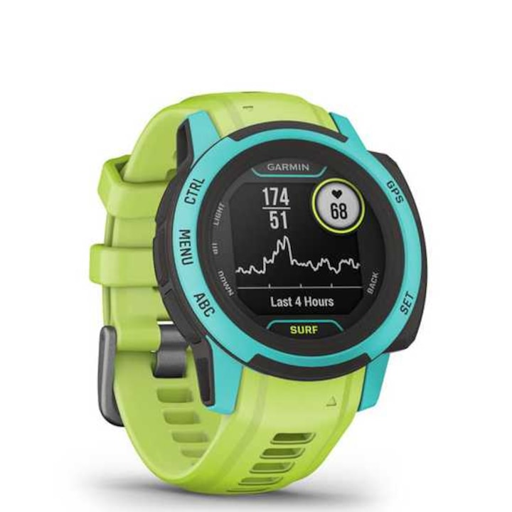 Ceas Sport / Smartwatch Garmin Instinct 2s Surf Edition, Waikiki, 40mm