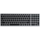 Tastatura Wireless Satechi X2 Slim Bluetooth retroiluminata cu Keypad numeric, US