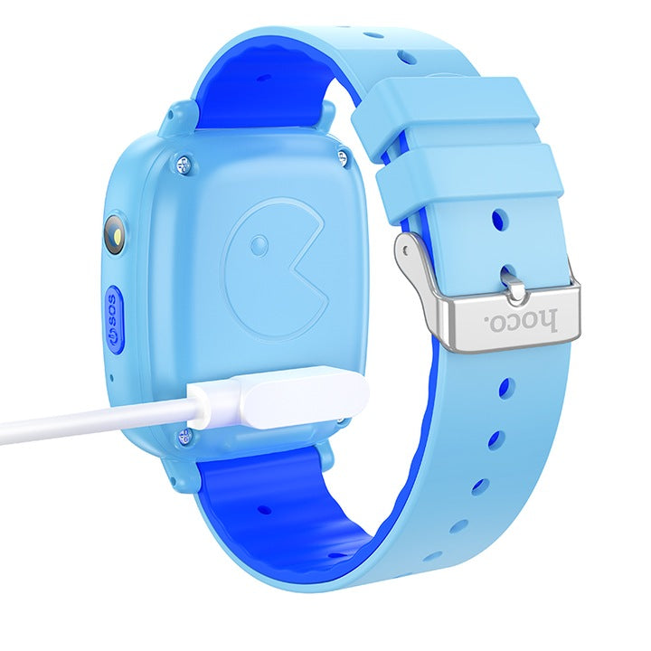 Smartwatch HOCO Y100, pentru Copii, Baterie 400mAh, Bluetooth, Memorie 32Mb+32Mb, Curea silicon