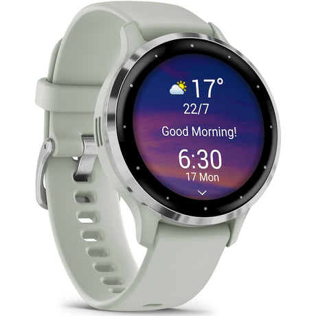 Smartwatch Garmin Venu 3S, GPS, Wi-Fi, curea silicon