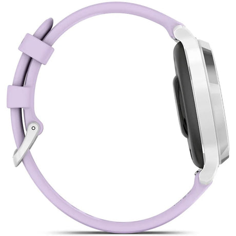 Smartwatch Garmin Lily 2 Active, 38mm, GPS, curea silicon, Silver/Purple Jasmine