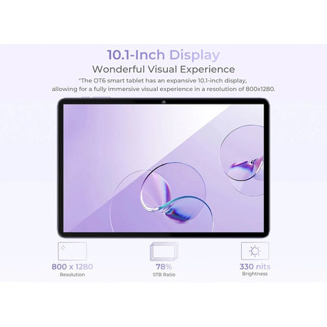 Tabletă Oukitel OT6, 10.1" FHD+, 4GB RAM (+12GB virtual), 64GB, Wi-Fi 6, Android 13, cu stilou – Subțire, rapidă și versatilă