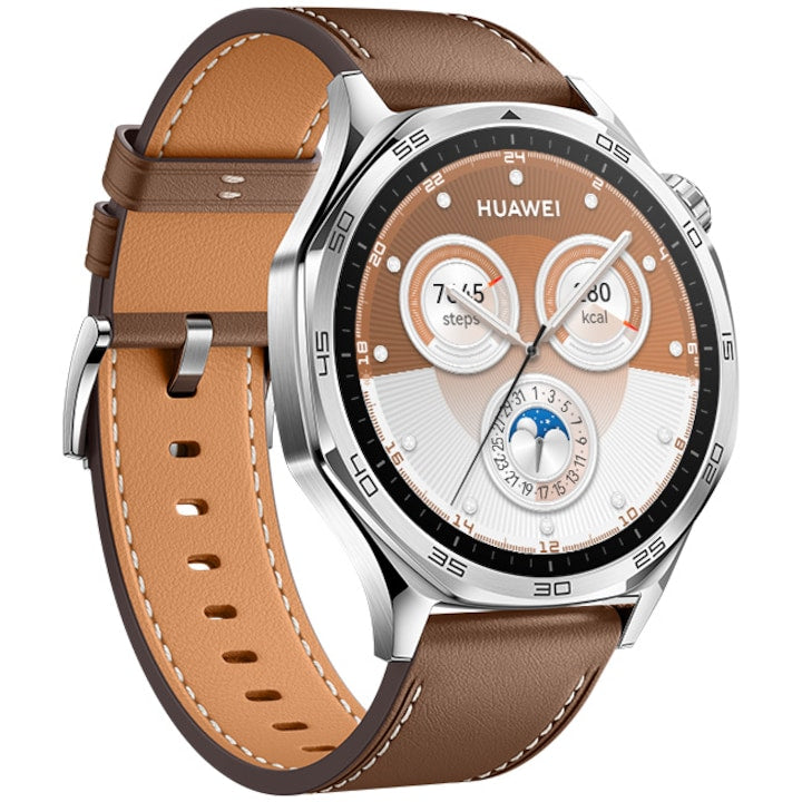 Smartwatch Huawei Watch GT 5, 46MM, Tarnish Stainless Steel Case