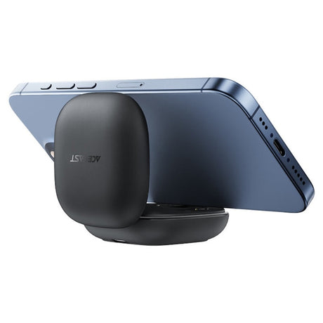 Casti Wireless Acefast W4 – In-Ear TWS, Bluetooth 5.4, ENC Noise Cancelling, Suport Telefon Integrat, IPX4, 28h Autonomie