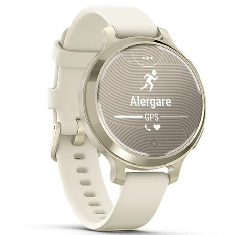 Smartwatch Garmin Lily 2 Active, 38mm, curea silicon, Lunar Gold/Bone