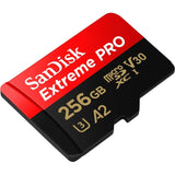 Card de memorie SanDisk Extreme microSDXC 256GB, pana la 200MB/s & 140MB/s Read/Write speeds + SD Adapter