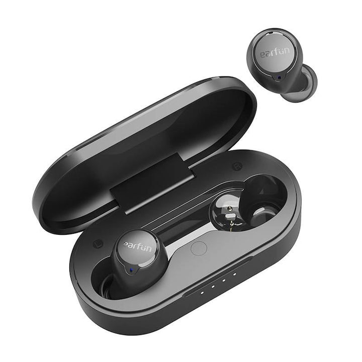 Casti wireless In-Ear EarFun Free 1S, TWS, 30H, IPX7 Black