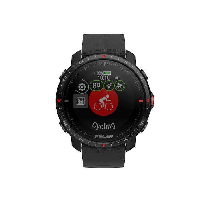Ceas multisport / smartwatch Polar Grit X PRO, Black, M/L