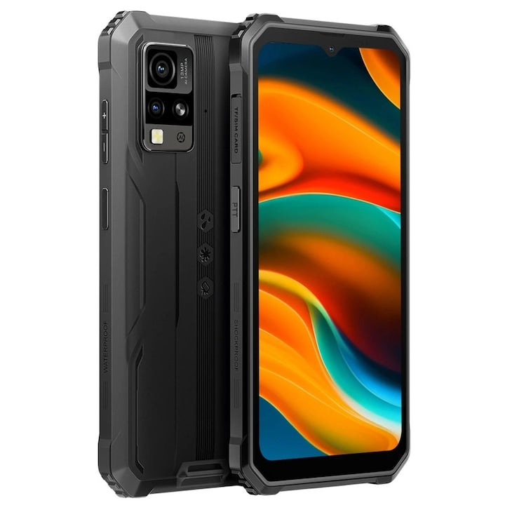 Telefon mobilview BV4800 Negru, 4G, IPS 6.56", 3GB(+3GB virtual) RAM, 64GB ROM, Android 13Go, Helio A22, NFC, IP68, 5180mAh, Dual SIM
