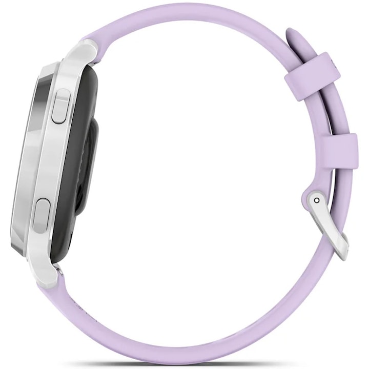 Smartwatch Garmin Lily 2 Active, 38mm, GPS, curea silicon, Silver/Purple Jasmine