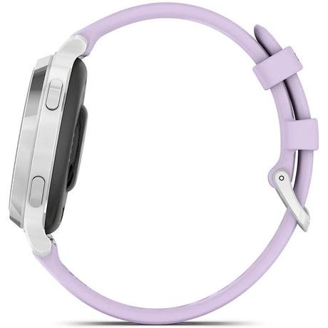 Smartwatch Garmin Lily 2 Active, 38mm, GPS, curea silicon, Silver/Purple Jasmine