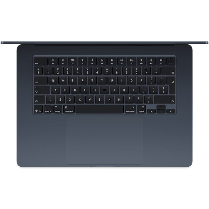 Laptop second hand Apple MacBook Air 15", cu procesor Apple M4, 10 nuclee CPU si 10 nuclee GPU, 16GB RAM, 256GB, Midnight