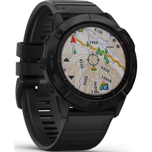 Ceas Smart second hand - Garmin Fenix 6X Pro, 51 mm, HR, GPS, Black