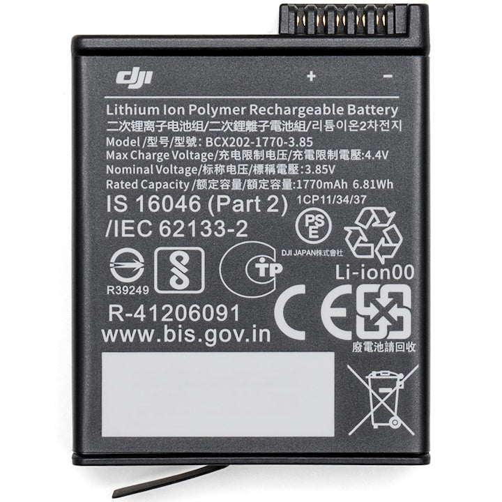 Camera video sport DJI Osmo Action 4 Standard Combo, 4K, stabilizare digitala, Negru